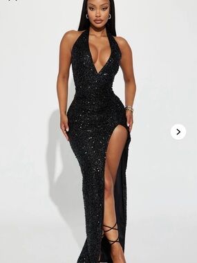 honor sequin dress fashion nova FASHION NOVA Women's Gold Sequin Party/Event Maxi Dress